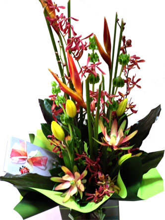 chocolates-and-flowers-tropical-mixed-flowers
