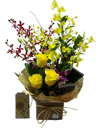 colourful flower arrangement